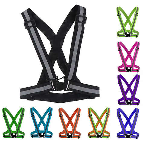 Gilet riflettente di sicurezza per ciclismo da corsa