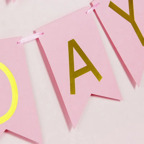 Bandierina di buon compleanno della stamina di carta