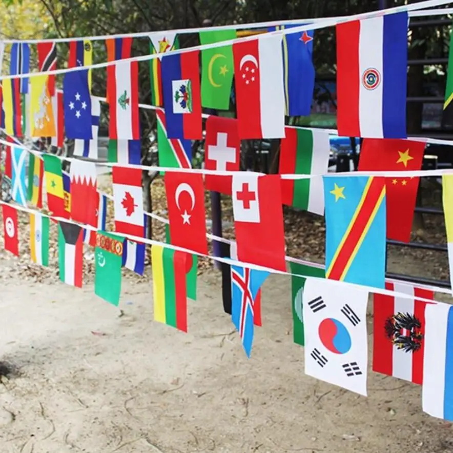 Bandiere 100 paesi Bunting
